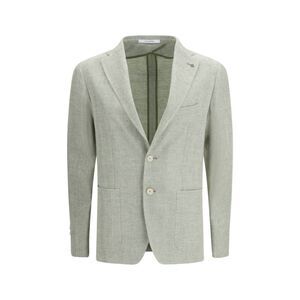 Tagliatore Men Cotton And Linen Blazer